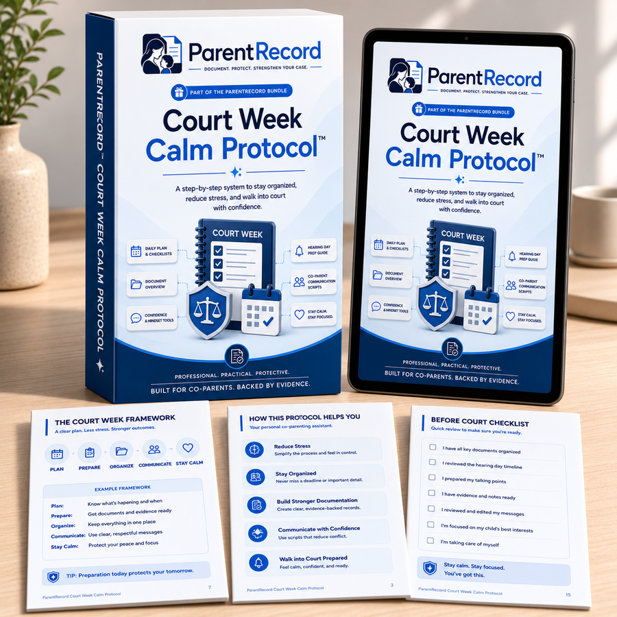 Court Week Calm Protocol — copertina